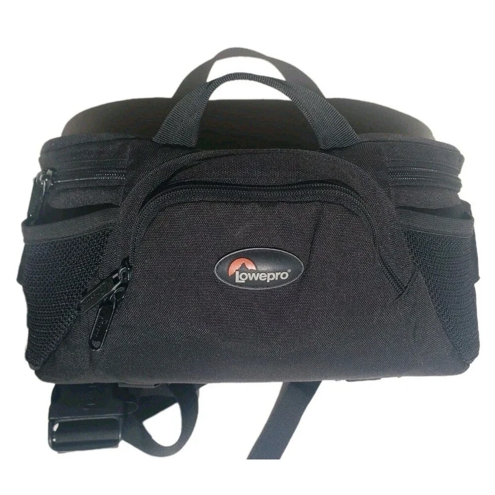 Lowepro Orion Waist Hip Pack Black Camera Lens Gadget Bag Padded Divider